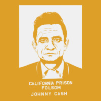 Johnny Cash Prison White T-shirt | Artistshot