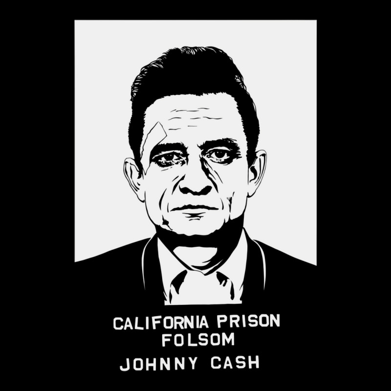 Johnny Cash Prison White Pocket T-shirt | Artistshot