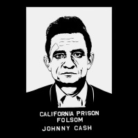 Johnny Cash Prison White V-neck Tee | Artistshot