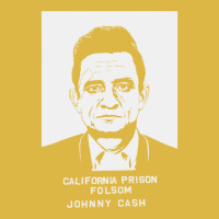 Johnny Cash Prison White Classic T-shirt | Artistshot