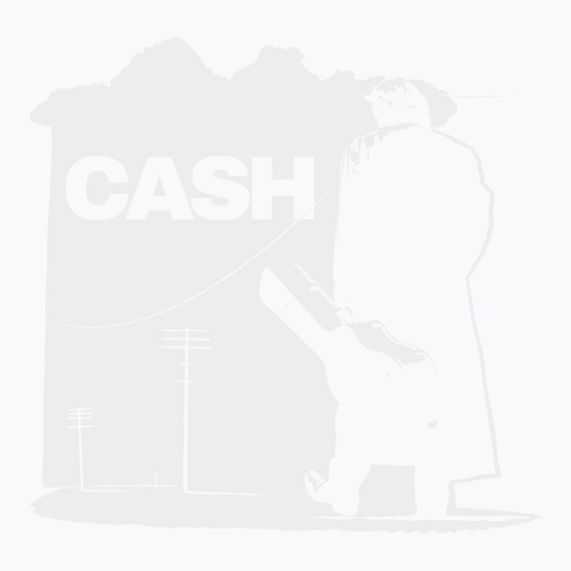 Johnny Cash White T-shirt | Artistshot