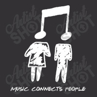 Music Connects People Vintage Hoodie | Artistshot