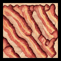 Isometric Bacon Art Gift Fleece Short | Artistshot