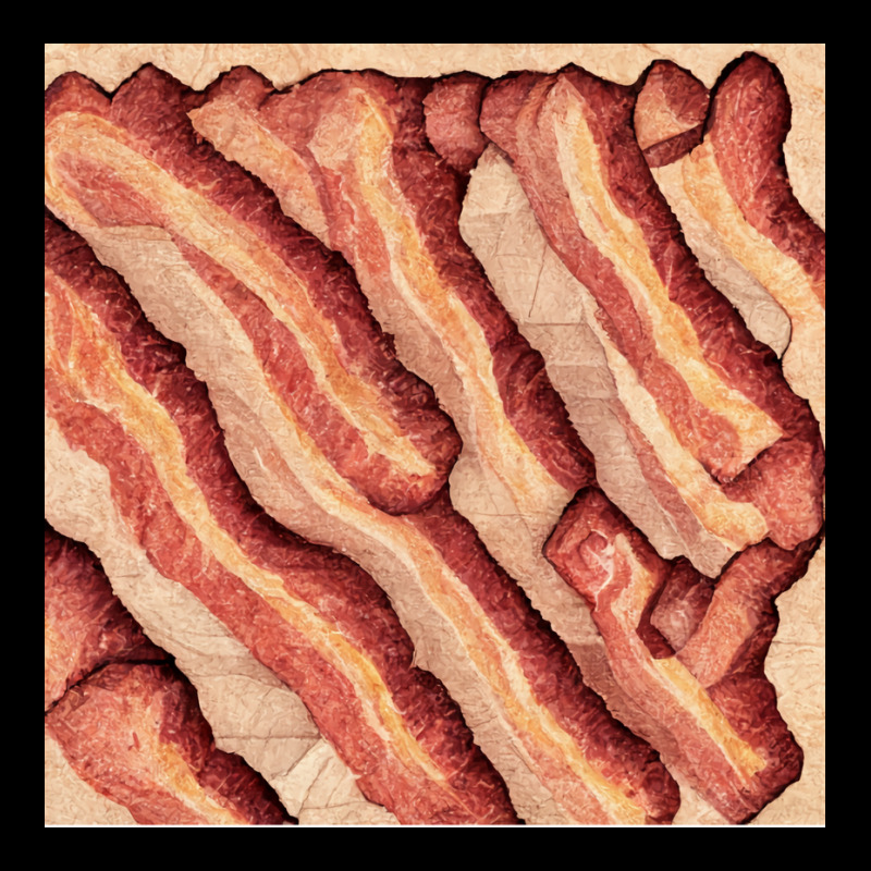 Isometric Bacon Art Gift Fleece Short | Artistshot