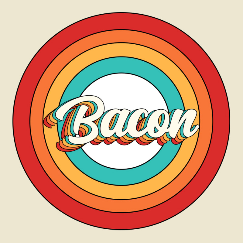 Bacon Name  Vintage Bacon Circle Cool Cropped Hoodie by buikevarleyp | Artistshot