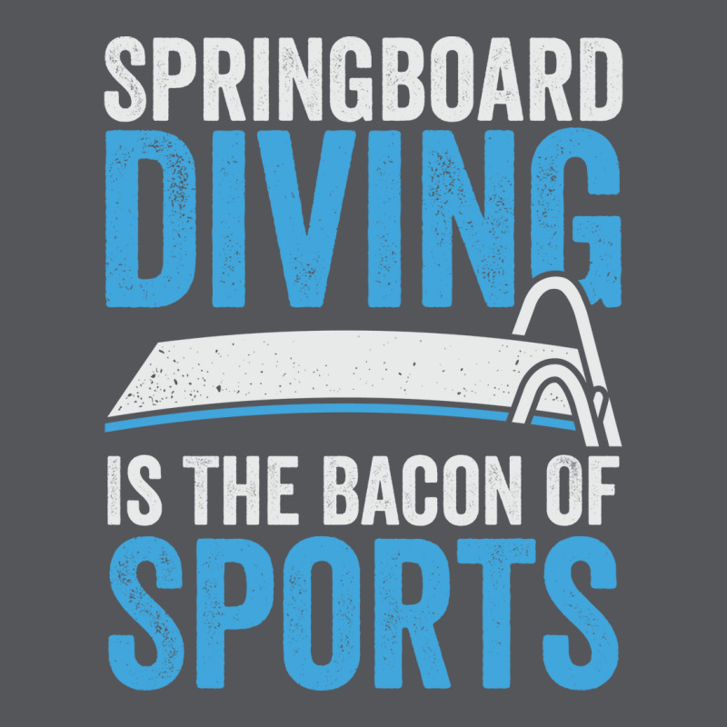 Springboard Diving Is The Bacon Of Sports Vintage Ladies Fitted T-Shirt by hamedcascioj | Artistshot