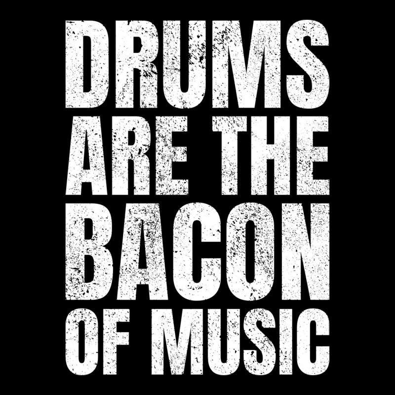 Drums Are The Bacon Of Music Aesthetic Zipper Hoodie | Artistshot