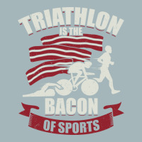 Triathlon Is The Bacon Of Sports Triathlete Gift G Unisex Sherpa-lined Denim Jacket | Artistshot