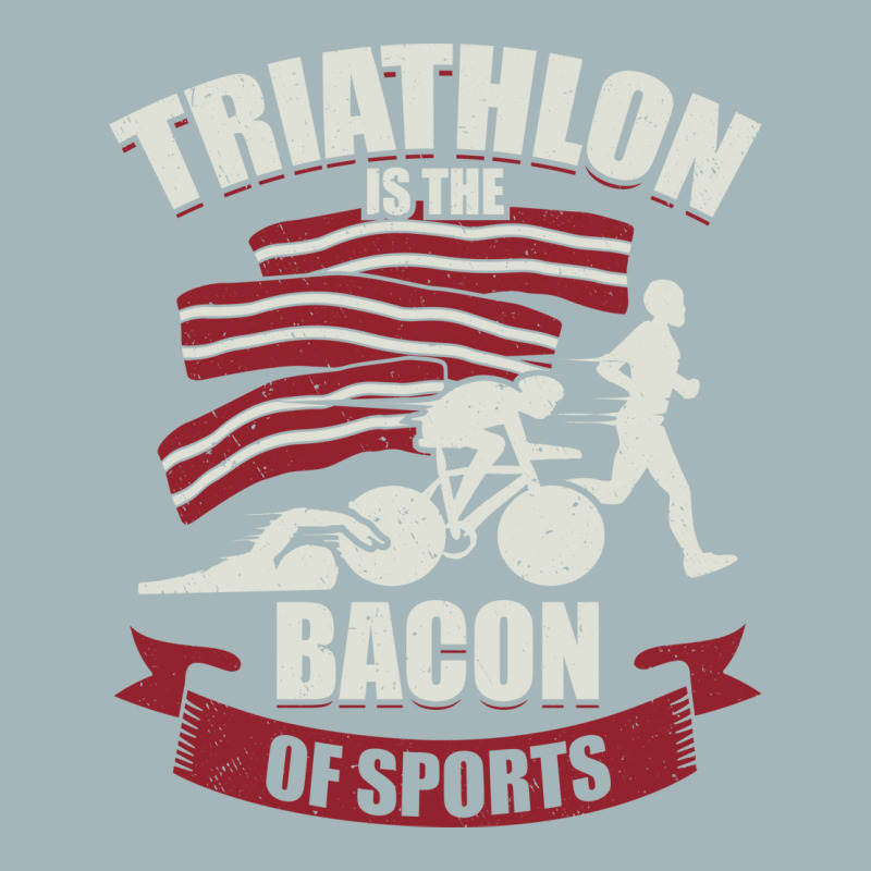 Triathlon Is The Bacon Of Sports Triathlete Gift G Unisex Sherpa-lined Denim Jacket | Artistshot