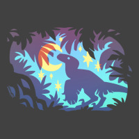 Stargazing Dino (blue Variant) Vintage T-shirt | Artistshot