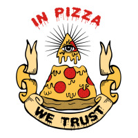 In Pizza We Trust Zipper Hoodie | Artistshot