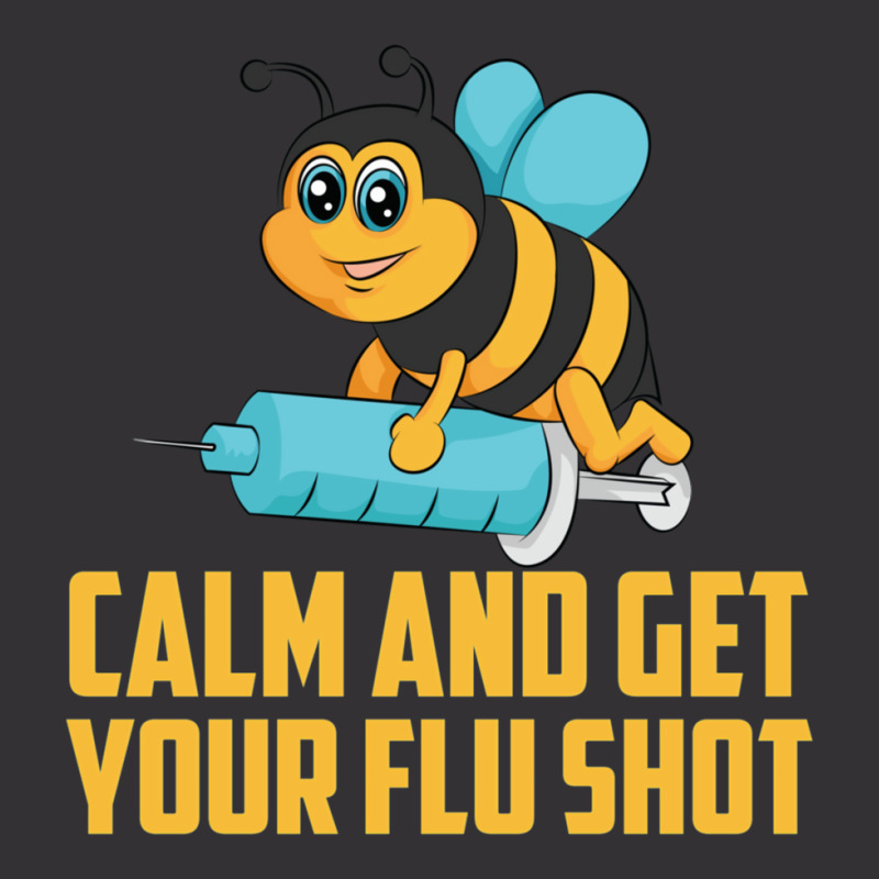 Funny Bee Calm Get Your Flu Shot Cool Love Vaccina Vintage Short by meisfaresem | Artistshot