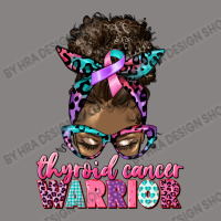 Thyroid Cancer Warrior Afro Messy Bun Adjustable Cap | Artistshot