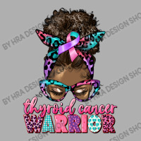 Thyroid Cancer Warrior Afro Messy Bun Exclusive T-shirt | Artistshot