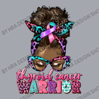 Thyroid Cancer Warrior Afro Messy Bun Long Sleeve Shirts | Artistshot