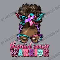 Thyroid Cancer Warrior Afro Messy Bun Bucket Hat | Artistshot