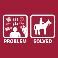 Funny Horse Riding Problem Solved Ladies Polo Shirt | Artistshot