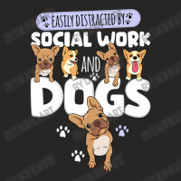 Social Work And Dogs Ladies Fitted T-shirt | Artistshot