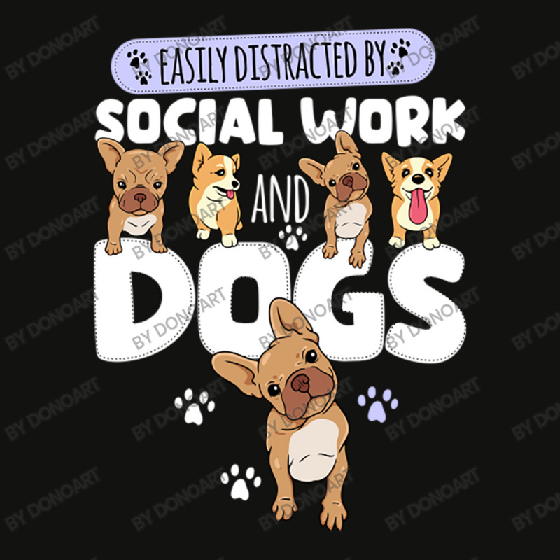 Social Work And Dogs Scorecard Crop Tee by DonoArt | Artistshot