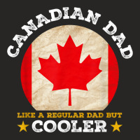 Best Canadian Dad Ever Father's Day Canada Flag Pr Ladies Fitted T-shirt | Artistshot