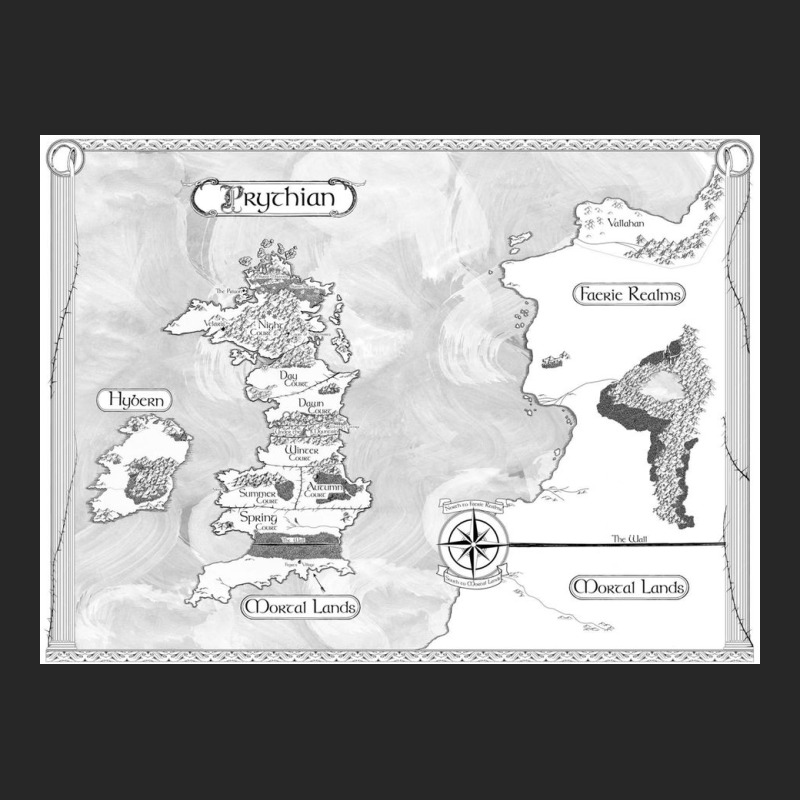 Map Of Prythian Men's T-shirt Pajama Set | Artistshot