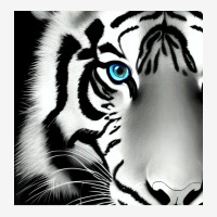 Black And White Tiger Adjustable Cap | Artistshot