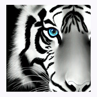 Black And White Tiger Tank Top | Artistshot