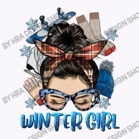 Messy Bun Winter Girl Tank Top | Artistshot