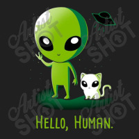 Alien With Very Funny Cat Ladies Polo Shirt | Artistshot