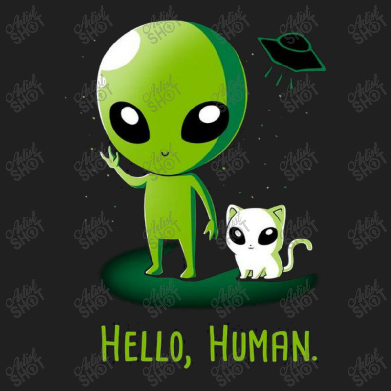 Alien With Very Funny Cat Ladies Polo Shirt by chris299 | Artistshot