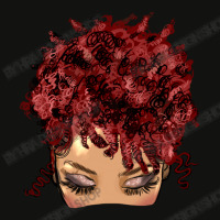 Afro Light Skin Red Hair Messy Bun Scorecard Crop Tee | Artistshot