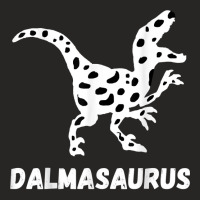 Dalmatian Saurus Funny Dalmatians Dog Dinosaur T Ladies Fitted T-shirt | Artistshot