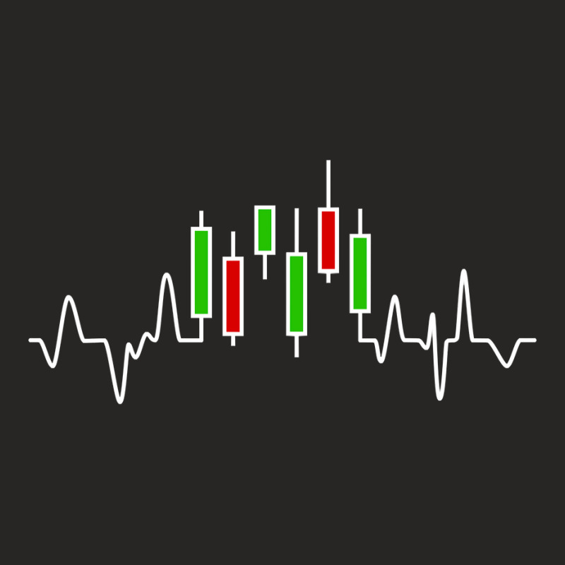 Forex Or Stock Trader Candlestick Heartbeat Graph Ladies Fitted T-Shirt by scrabeck | Artistshot