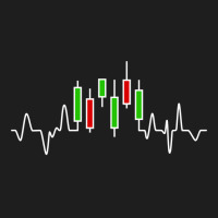 Forex Or Stock Trader Candlestick Heartbeat Graph Classic T-shirt | Artistshot