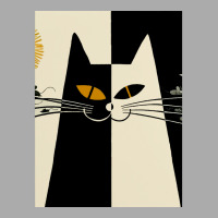 Vintage Black And White Cat Cute Design For Cats L T-shirt | Artistshot