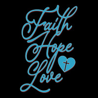 Trending Faith Hope Love V-neck Tee | Artistshot