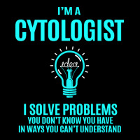 Hot Trend Cytologist - I Solve Problems Adjustable Cap | Artistshot