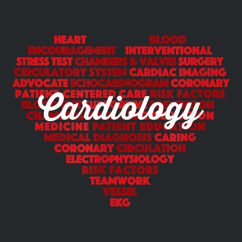 Cardiac Nurse & Cardiologist Word Cloud Cardiology Crewneck Sweatshirt by clishgdo | Artistshot