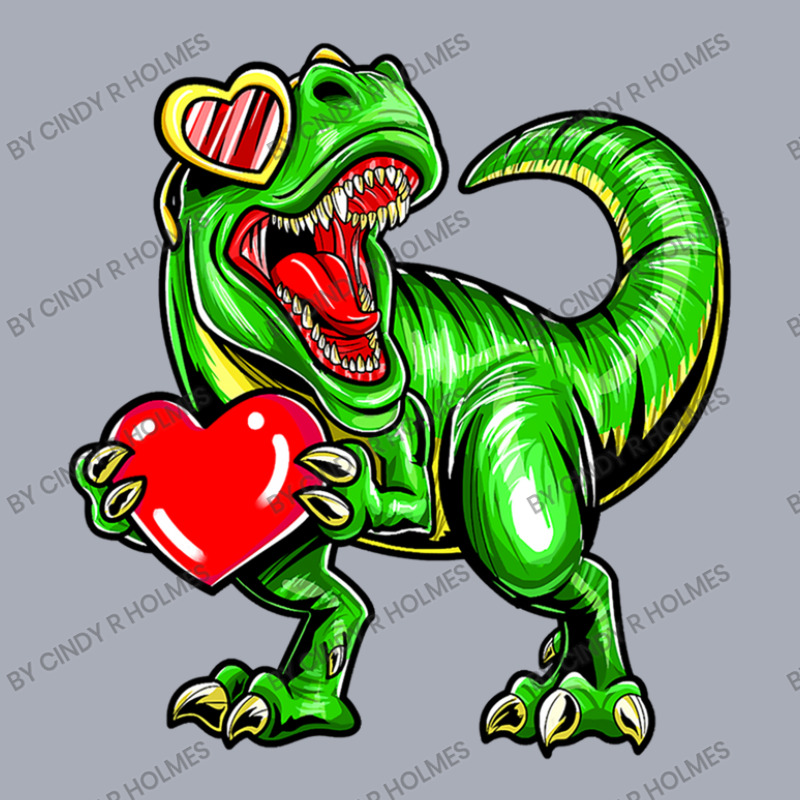 Dinosaur Valentine Trex Valentines Day Tank Dress by Cindy R Holmes | Artistshot