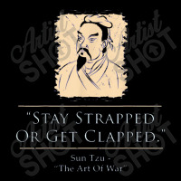 Sun Tzu The Art Of War Stay Strapped Men's 3/4 Sleeve Pajama Set | Artistshot