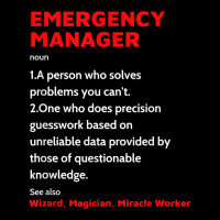 Emergency Manager Funny Management Definition Noun Fleece Short | Artistshot