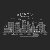 Detroit Skyline Michigan Pride Motor City Vintage Men's T-shirt Pajama Set | Artistshot