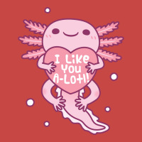 Cute Axolotl I Like You A Lotl Funny Pun Love Zipper Hoodie | Artistshot