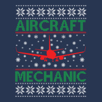 Aircraft Mechanic Ugly Sweater Music Men Denim Jacket | Artistshot