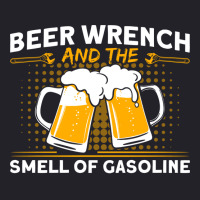 Beer Wrench Smell Of Gasoline Car Mechanic Cute Unisex Sherpa-lined Denim Jacket | Artistshot