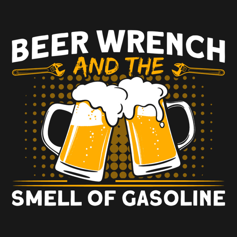 Beer Wrench Smell Of Gasoline Car Mechanic Cute Flannel Shirt | Artistshot