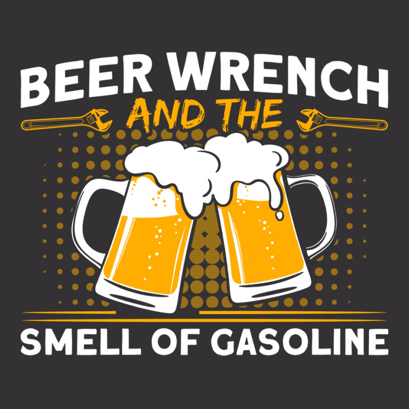 Beer Wrench Smell Of Gasoline Car Mechanic Cute Vintage Hoodie | Artistshot