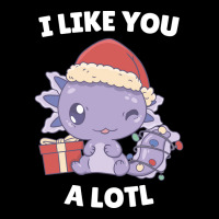 Axolotl I Like You A Lotl Kawaii Christmas Pajama Fleece Short | Artistshot