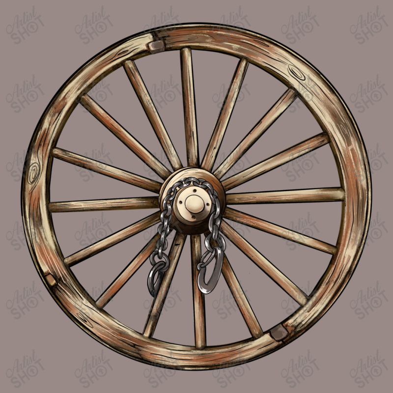 Wagon Wheel Vintage T-Shirt by BarkalooDesign | Artistshot