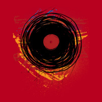 Vinyl Record Retro Grunge With Paint And Scratches Classic T-shirt | Artistshot